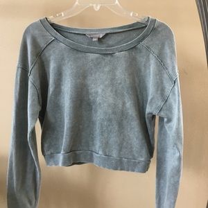 Cropped Green Sweater